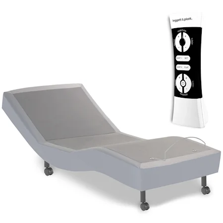 Simplicity 2.0 Twin Adjustable Bed Base with Full Body Massage and Wireless Remote